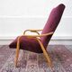 Fauteuil vintage en velours