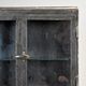 Antique industrial metal display cabinet, circa 1920