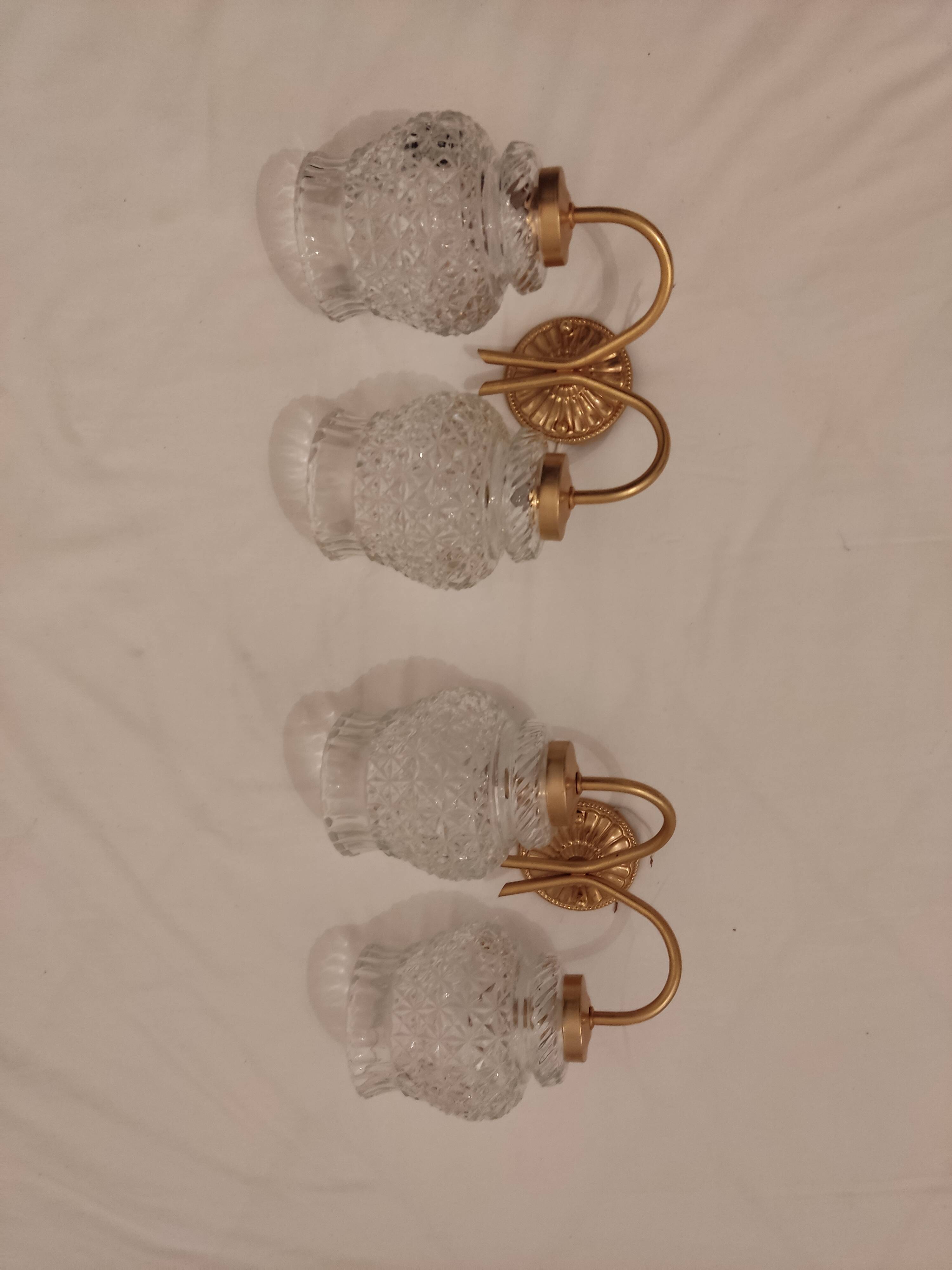 Pair wall lamp Hollywood Regency