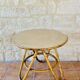 Bamboo and rattan side table circa 60's