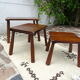 Brutalist nesting tables