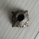 Baroque style metal candle holder