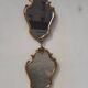 Pair of mirror Baroque style Louis XV gilded