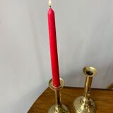 Lot of copper candlesticks