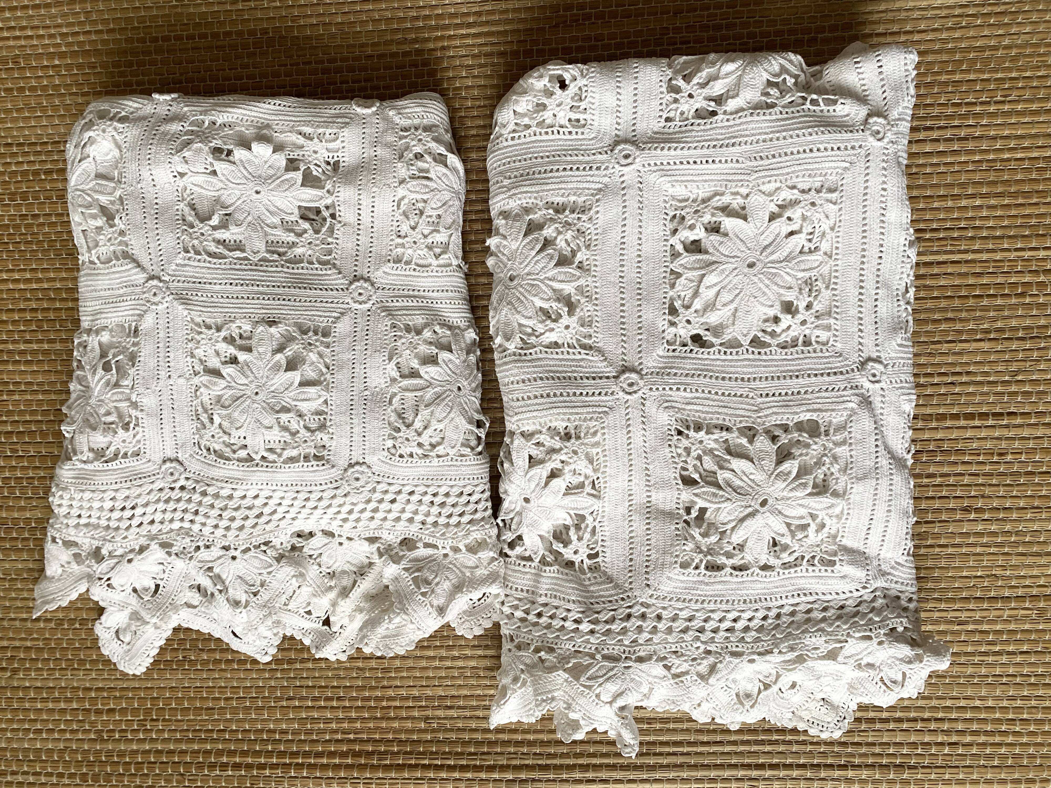 White crochet blanket 160X170