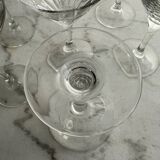 Set of 7 stemmed glasses Arc France