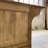 Two-sided central island counter in pine 220cm
