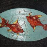 Red fish dish