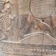 Ancienne porte en bois Sénoufo de Côte d'Ivoire