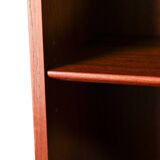 Danish teak 1950s bookcase with drawers