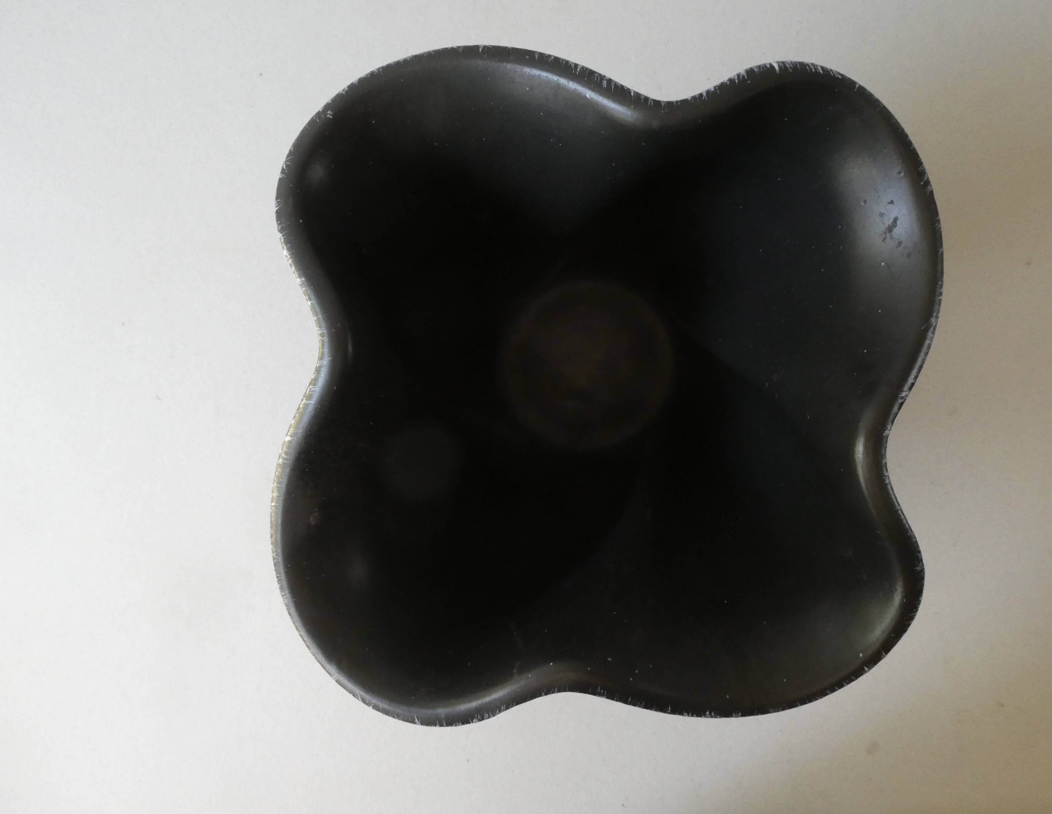 Grand vase corolle signé Elchinger France, vers 1960