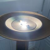 Coppery and gilded floor lamp, Belgo Chrom