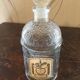 Old Guerlain perfume bottle engraved glass bees