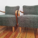H 237 Armchairs by J. Halabala for Up Závody, Czechoslovakia, 1960s, Set of 2