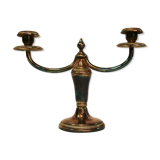 Candélabre Art Déco en bronze jaspé, XXe siècle