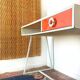 Bureau et sa chaise vintage en formica orange
