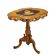 Edelweiss marquetry side table Brienz Switzerland 1900
