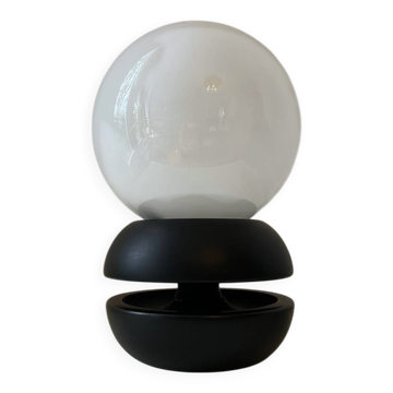 Vintage mushroom lamp, round globe, 1970s