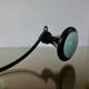 Wall-mounted coat rack, 3 hooks in Bakelite and metal, 1950s/60s