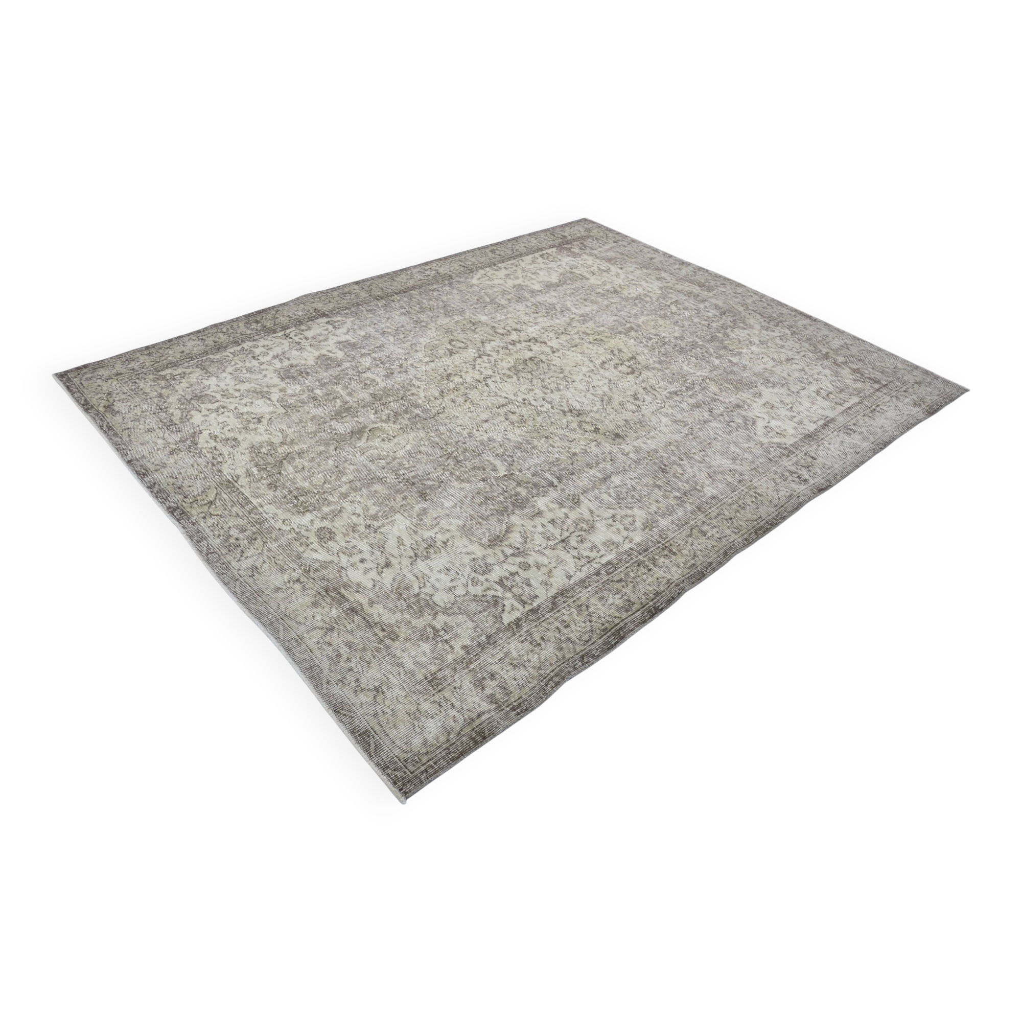 Oushak Vintage Wool Carpet sku 3227