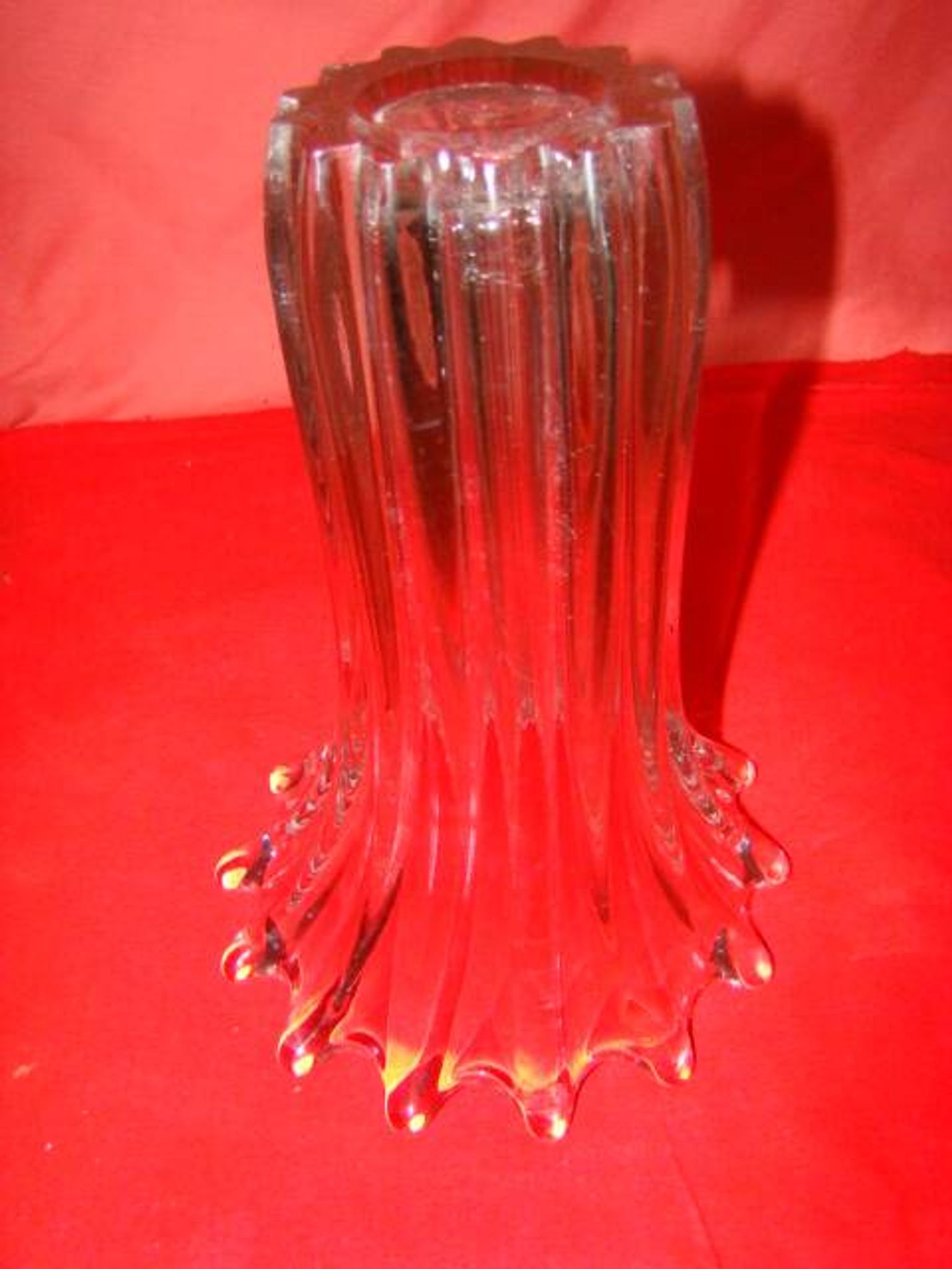 Vase en cristal, années 60
