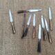 Series of 9 cheese knives