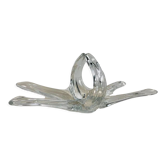 Adorable fruit bowl or centerpiece or flower bowl in translucent crystal - 1960