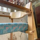 Set of 6 oak chairs with armrests Ate Van Apeldoorn