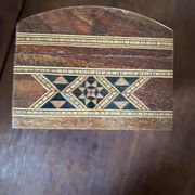 Boîte syrienne en marqueterie et nacre.