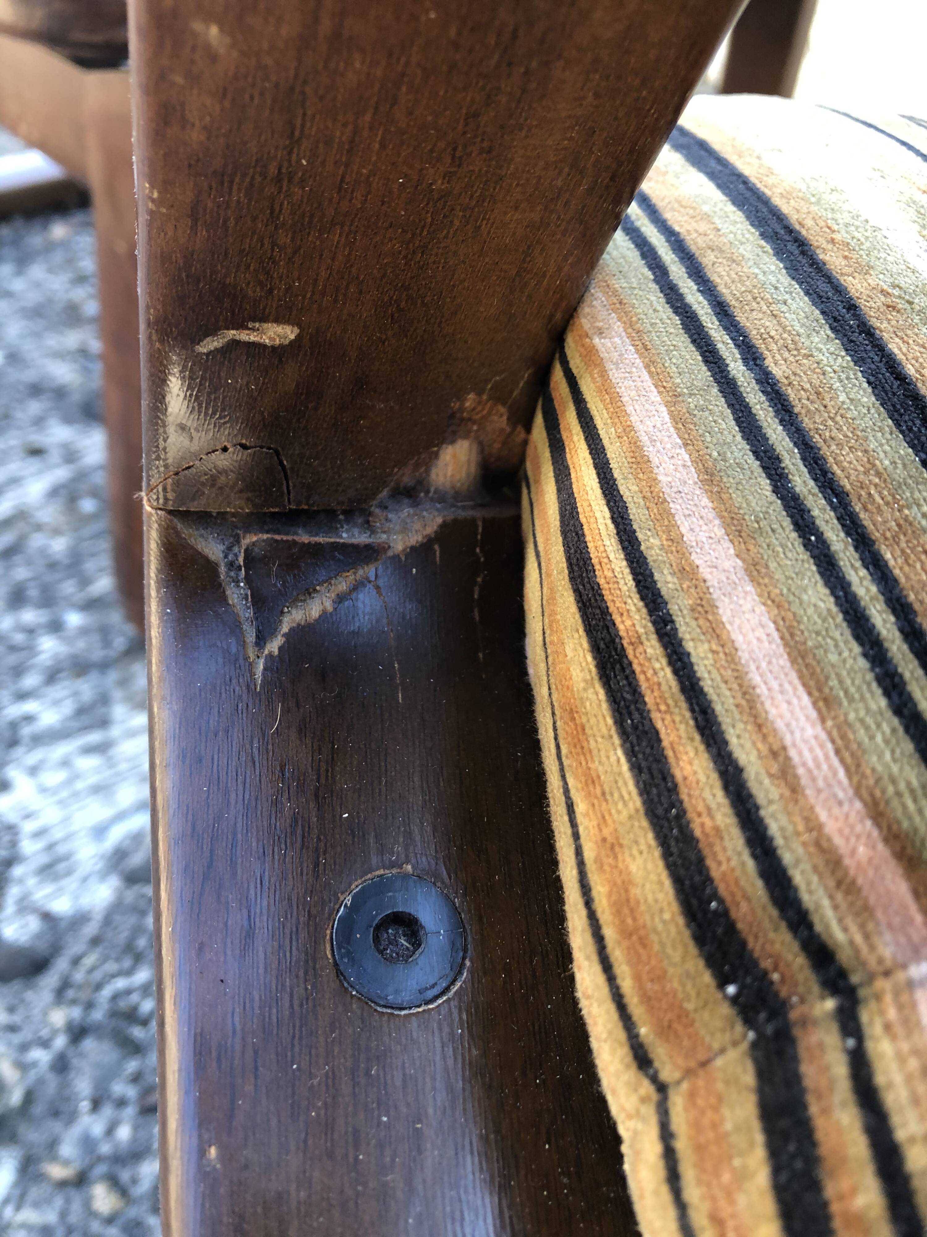 Vintage sled foot armchairs from the 70s