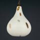 Murano opaline glass pendant lamp from the mid-century by Stilnovo, 1950s.