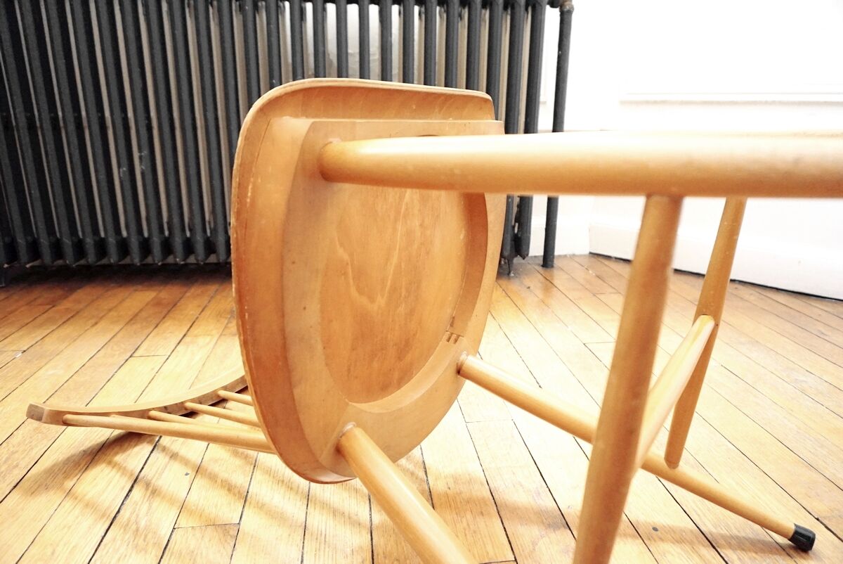 4 bar chairs from the 60s