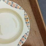 7 assiettes creuses vintage
