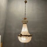 Crystal brass chandelier