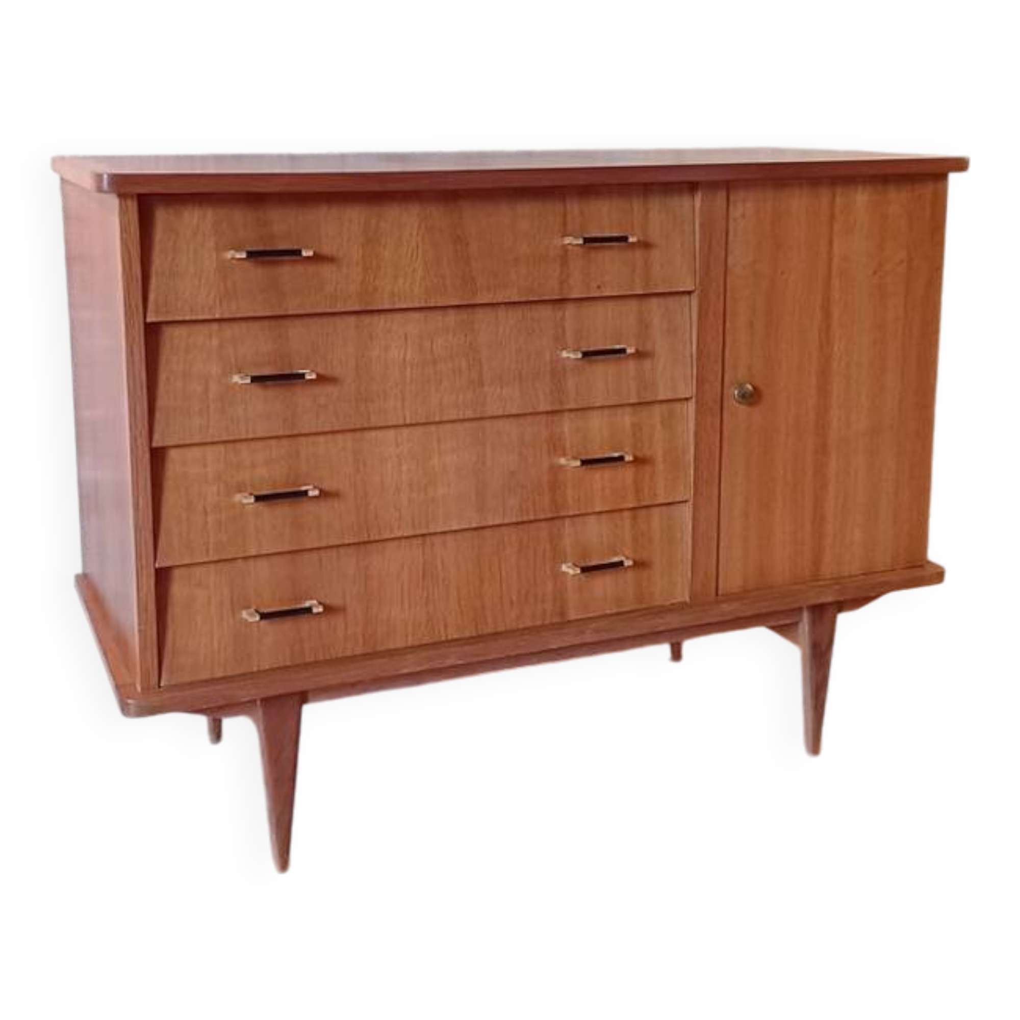 Vintage 1960s sideboard or chest of drawers