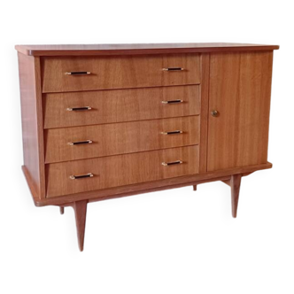 Vintage 1960s sideboard or chest of drawers