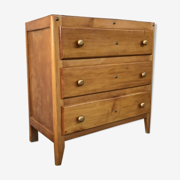 1950 light oak chest of drawers