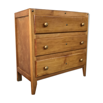 1950 light oak chest of drawers