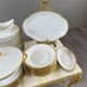 45-piece table service in Limoges porcelain, 20th century