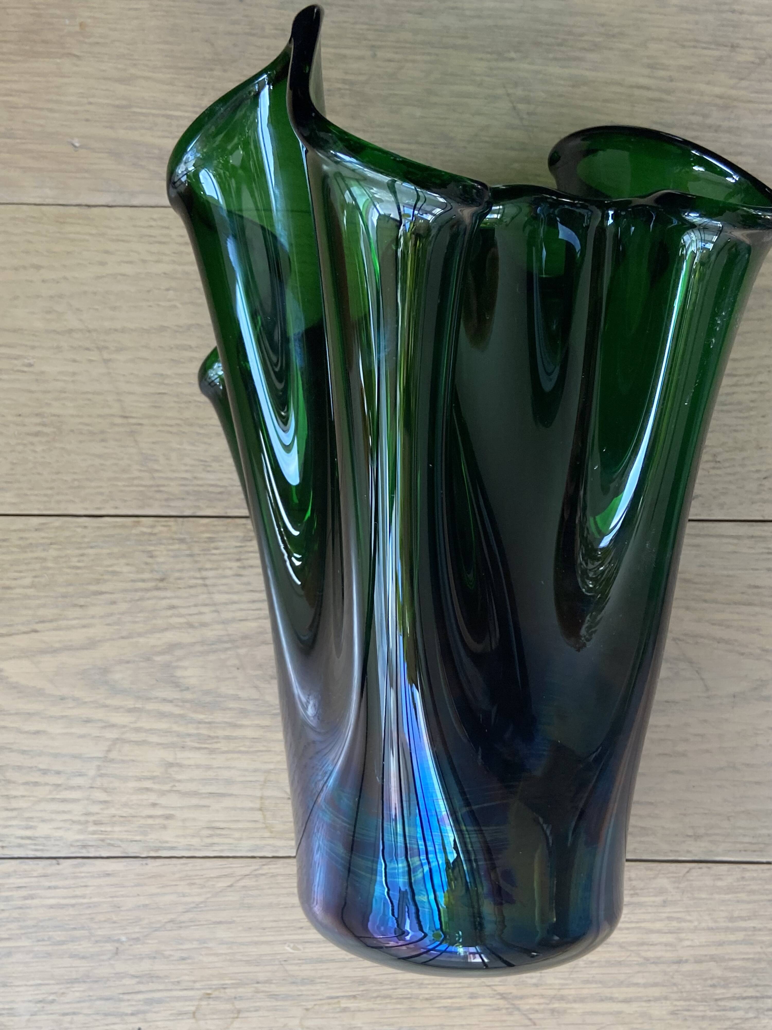 Murano vase "fazzoletto"