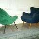 Reare Fauteuil Club Wing chair organic annéee 50