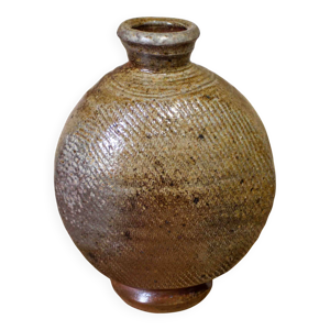 Vase méplat en grès - type