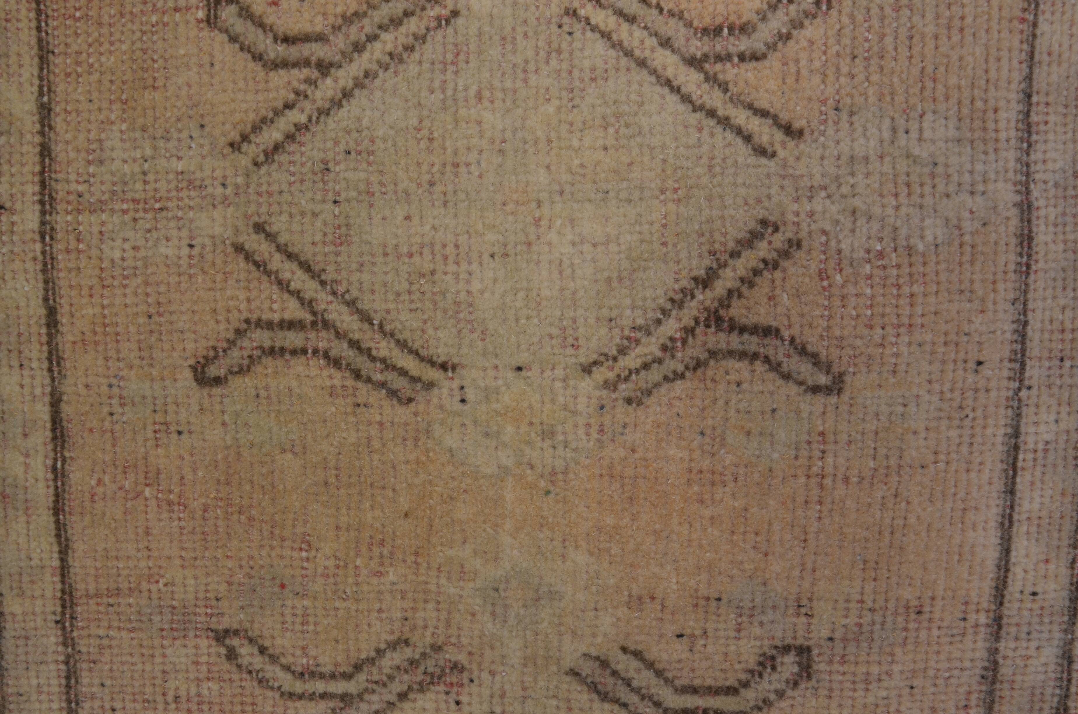 Oushak Floor Vintage Turkish Rug sku2426