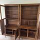 Ercol library cabinets storage England in elm