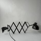 ancienne lampe applique accordeon « kaiser idell » bauhaus