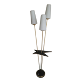 Lampadaire vintage 3 tulipes et formica