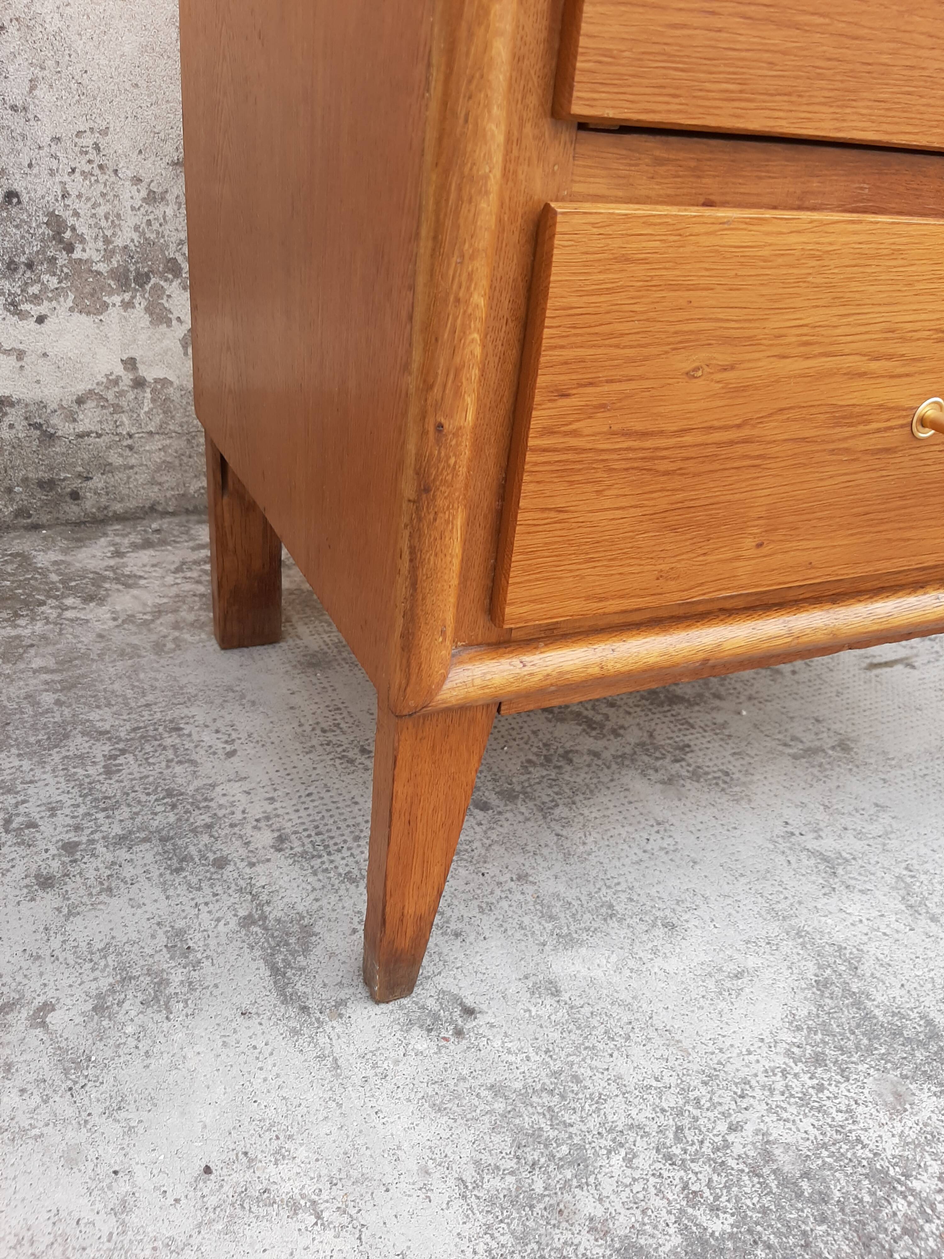 Vintage chiffonnier year 50 in light oak