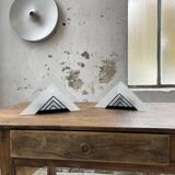 Pair of 80s wall lights