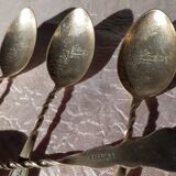 4 Silver teaspoons