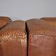Cognac leather armchairs by BL Arredamenti, 1970s, set of 4